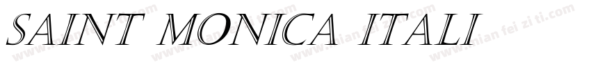 Saint Monica Itali字体转换